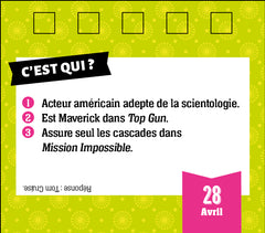 Le calendrier quiz - C'est Qui ?
