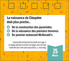 Le calendrier quiz - C'était Quand ?