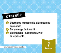 Le calendrier quiz - C'est où ?
