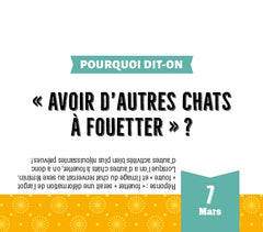 Le calendrier quiz - Pourquoi dit-on ?