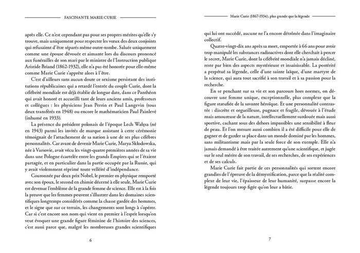 Fascinante Marie Curie