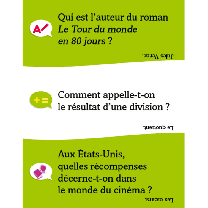 Boîte Quiz - Incollables Famille - Enfants vs Parents