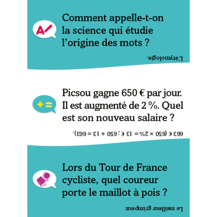 Boîte Quiz - Incollables Famille - Enfants vs Parents