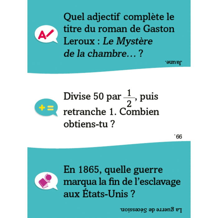 Boîte Quiz - Incollables Famille - Enfants vs Parents