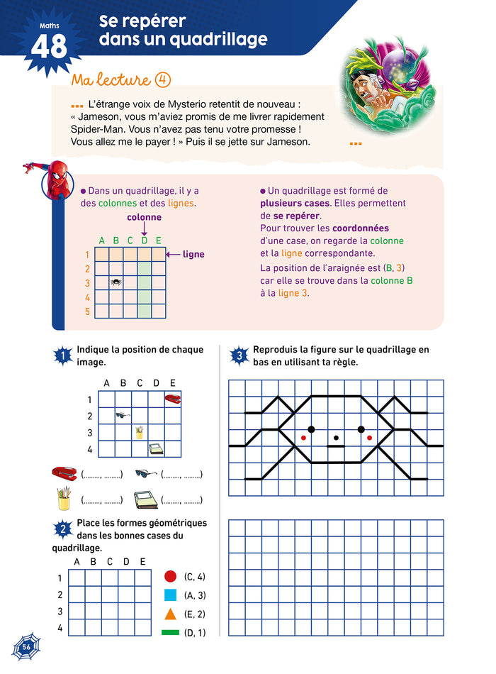 Disney - Marvel - Spider-Man - Mon super-cahier Maths Français - CE1