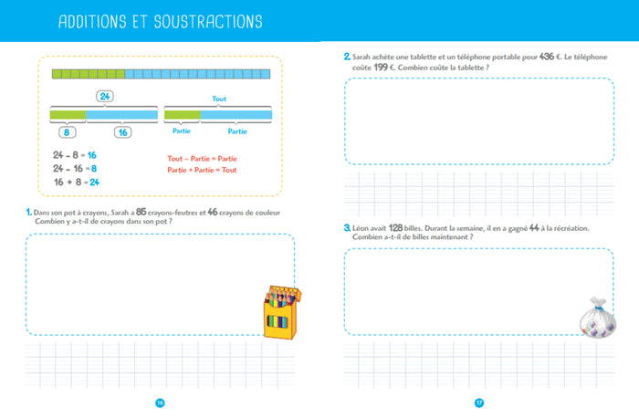 Mon petit cahier de maths - méthode de Singapour Spécial CE2