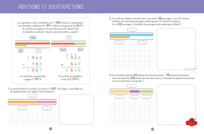 Mon petit cahier de maths - méthode de Singapour Spécial CM1