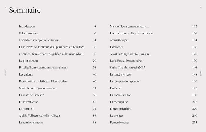 Bouillons bienfaisants