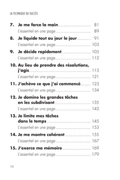 La technique du succès - Pour mieux s'organiser et oser réussir