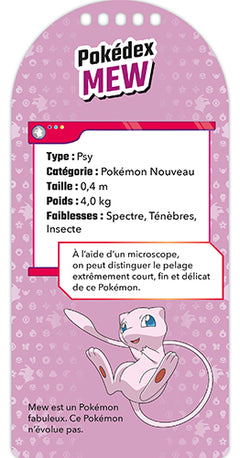 Pokémon - Mon carnet de jeux et d'activités avec stickers - Mew