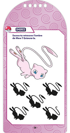 Pokémon - Mon carnet de jeux et d'activités avec stickers - Mew
