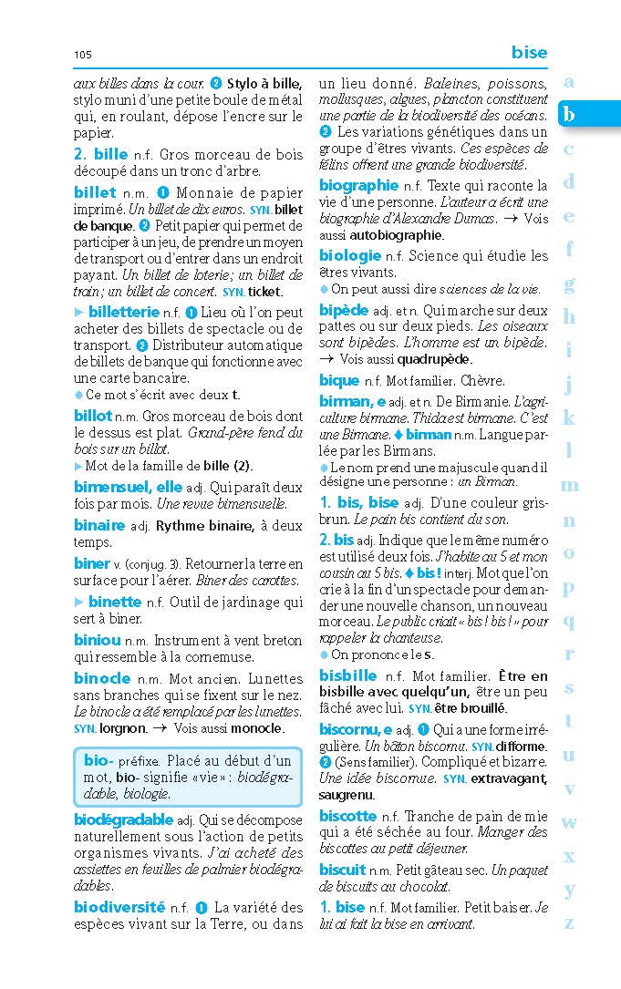 Le dictionnaire Larousse Junior poche Plus - 7/11 ans - CE/CM