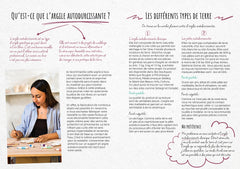 Tout à l'argile auto-durcissante