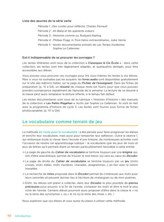 En route pour le vocabulaire CM