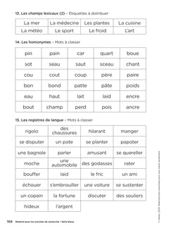 En route pour le vocabulaire CM