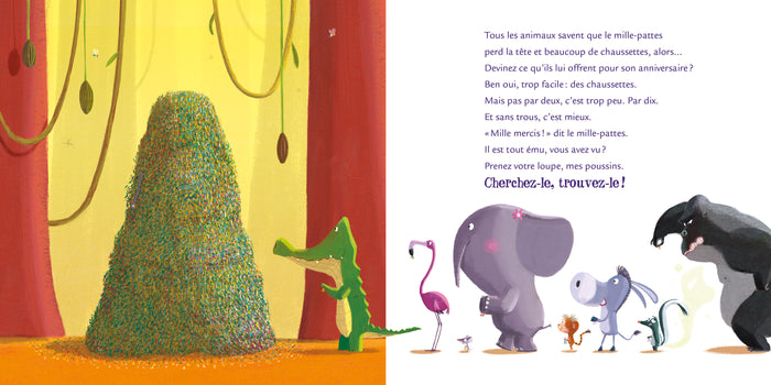 Mamie Poule raconte - Le Mille-Pattes qui cherchait ses chaussettes
