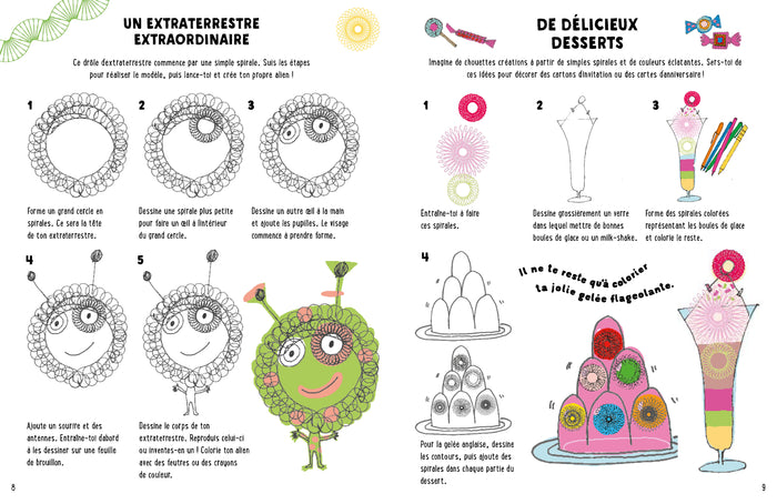 Mes créations en spirales