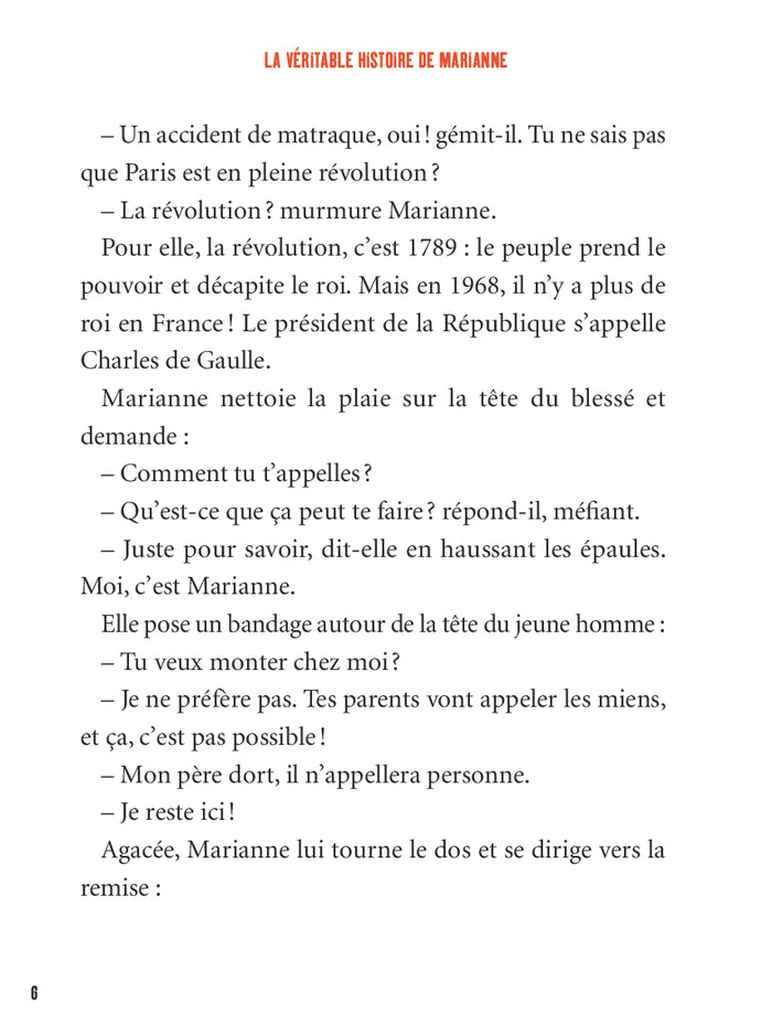La véritable histoire de Marianne pendant la révolution de mai 1968