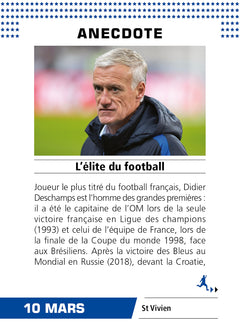 Calendrier Passion foot en 365 jours - L'année à bloc
