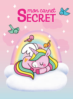 Mon carnet secret bébés licornes - coffret