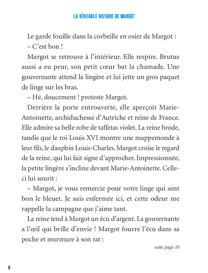 La véritable histoire de Margot, petite lingère pendant la Révolution française