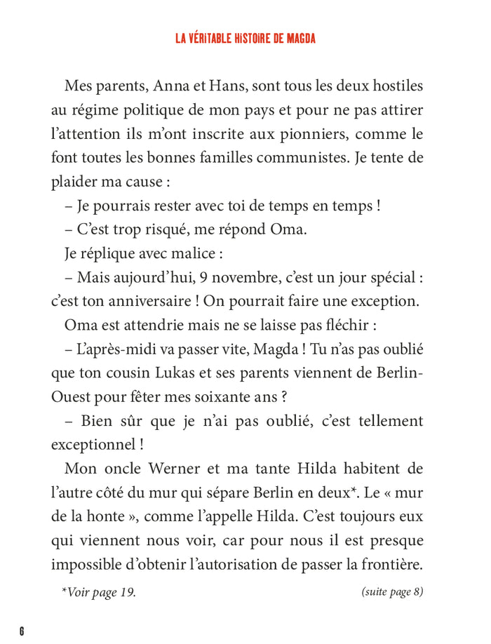 La véritable histoire de Magda, témoin de la chute du mur de Berlin