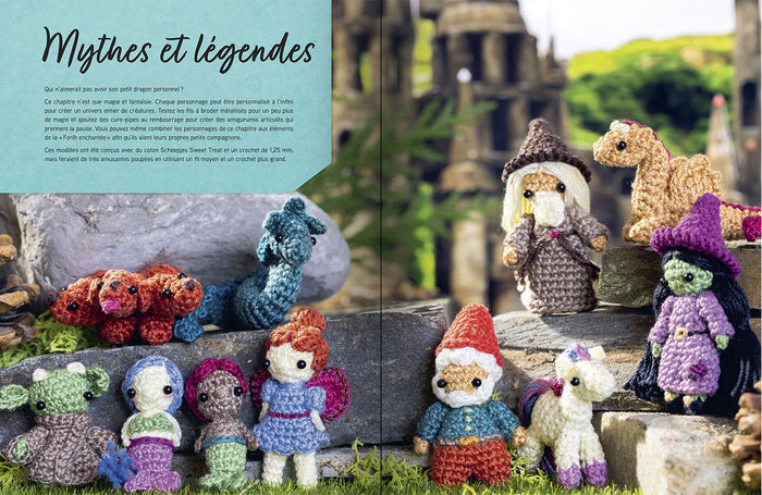 100 mini amigurumis - Apprenez à réaliser d'adorables peluches miniatures au crochet