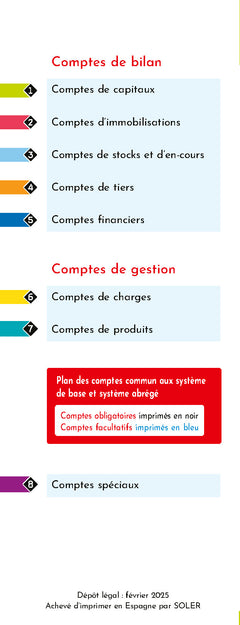 Plan comptable général 2025/2026