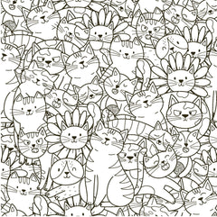 Les p'tits mignons - Copains câlins - 20 coloriages rigolos !