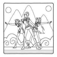 KPop Demon Hunters - Canap', canap', canap' ! - Le livre officiel de coloriages