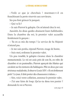 La véritable histoire de Pierrot, serviteur à la cour de Louis XIV