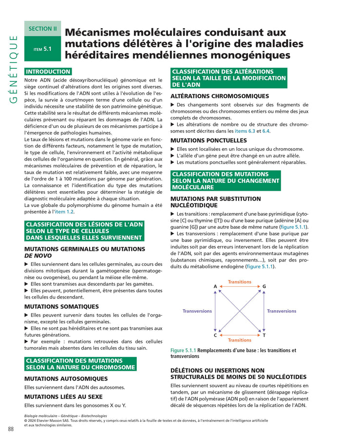 Biologie moléculaire - Génétique - Biotechnologies