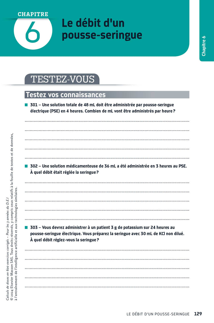 Calculs de doses en 600 exercices corrigés