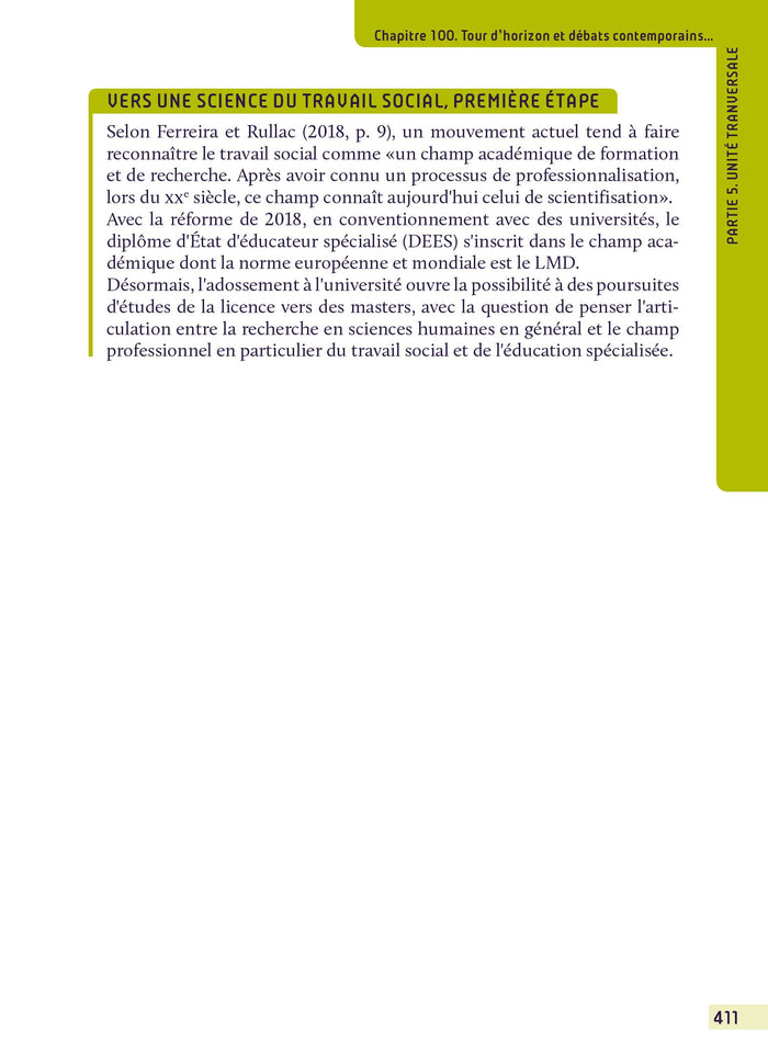 Mémo-Fiches DEES - Diplôme d'État d'éducateur spécialisé