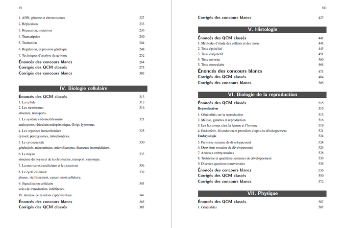 Tout le PASS & LAS en QCM et exercices 2024-2025