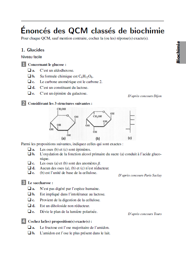 Tout le PASS & LAS en QCM et exercices 2024-2025