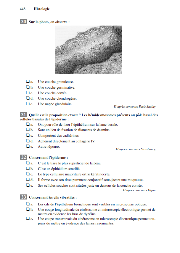 Tout le PASS & LAS en QCM et exercices 2024-2025