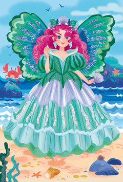 Fées papillons - pochette avec accessoires