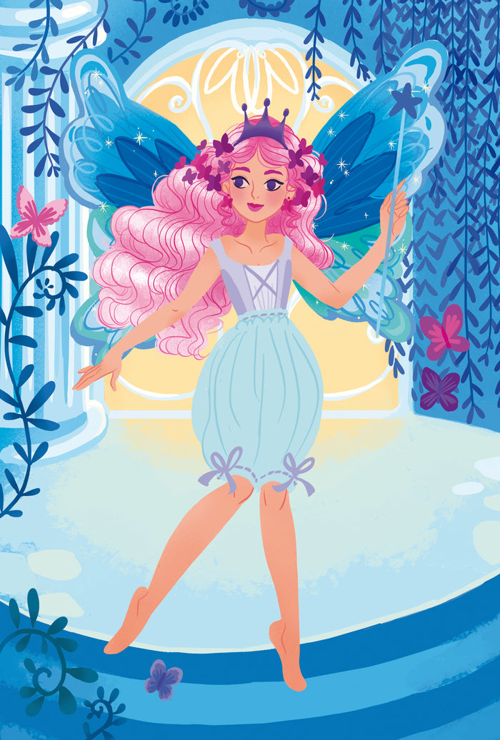 Fées papillons - pochette avec accessoires