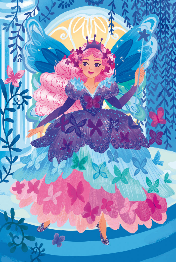 Fées papillons - pochette avec accessoires