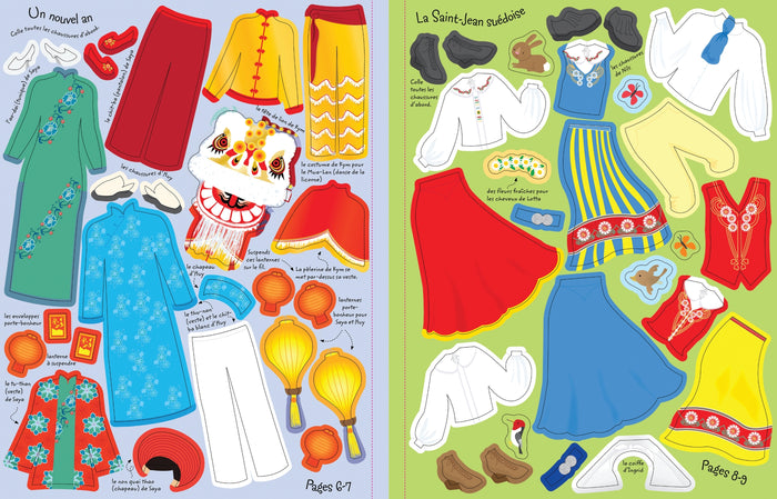 J'habille mes amies - Costumes traditionnels