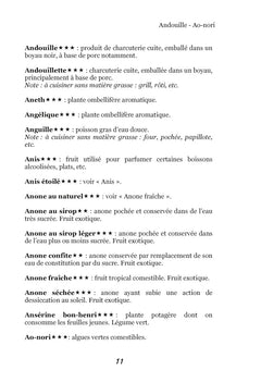 Dictionnaire alimentaire de la pancréatite