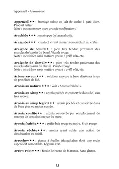 Dictionnaire alimentaire de la pancréatite