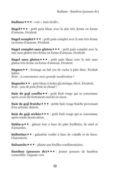 Dictionnaire alimentaire de la pancréatite