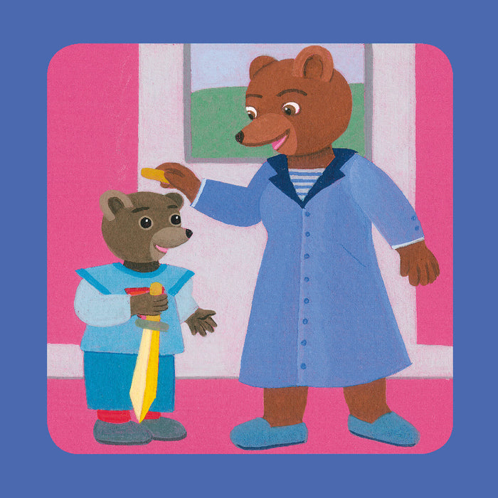 Petit ours brun se déguise