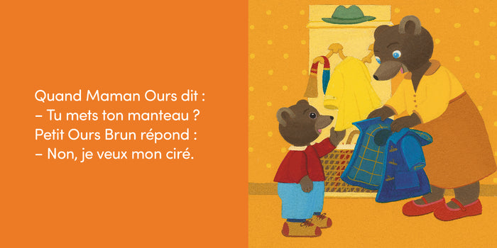Petit Ours Brun dit non - Dès 2 ans