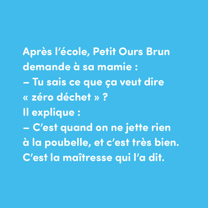 Petit Ours Brun veut protéger la planète