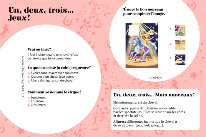 Une, deux, trois cavalières - Le cirque équestre