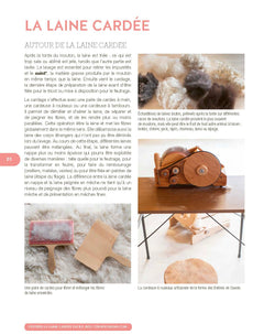 Feutrer la laine cardée