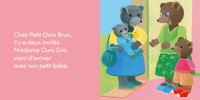 Petit ours brun et le bébé